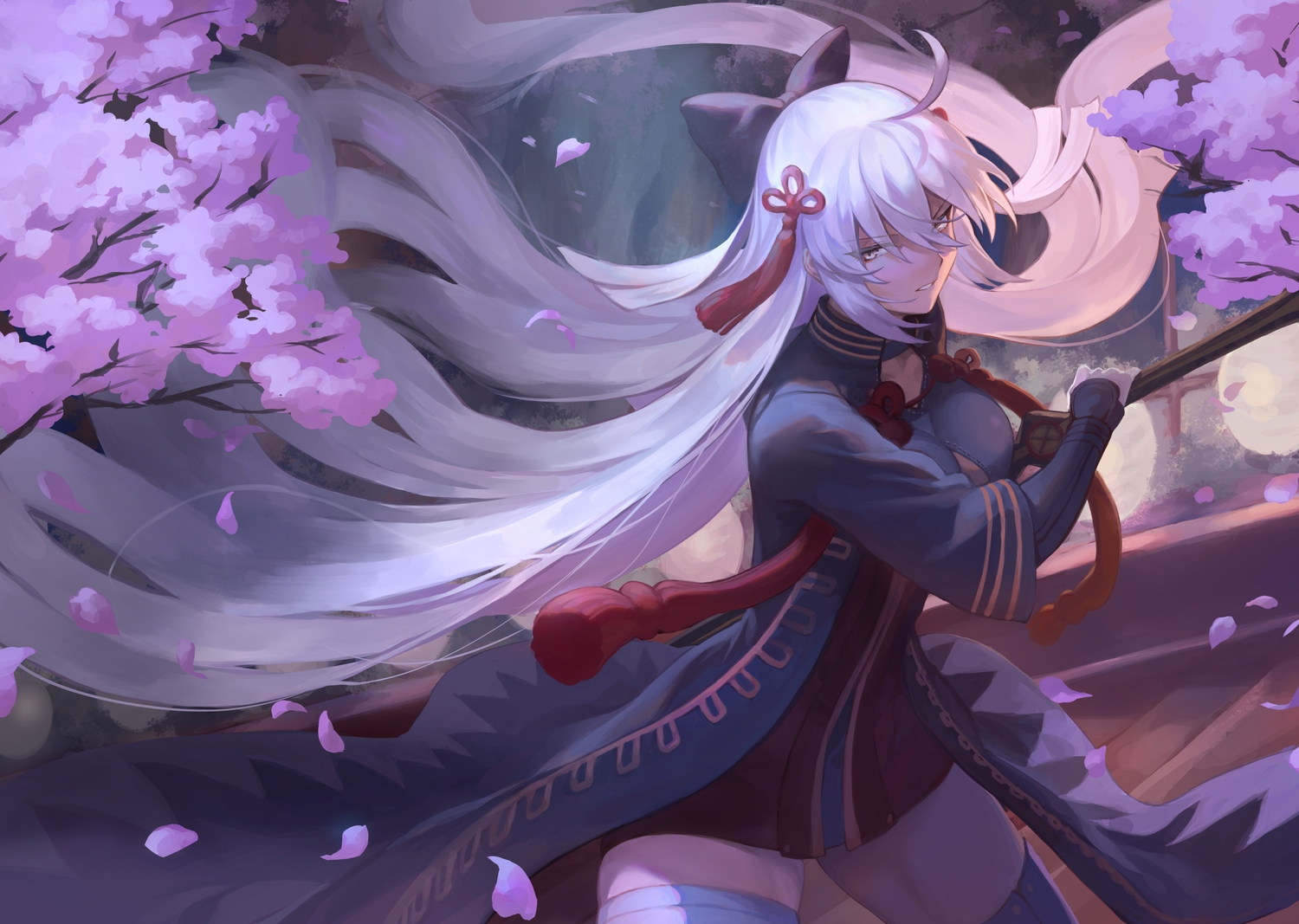 fate/grand_order, fate_(series), long_hair, mashu_003, okita_souji_alter, okita_souji_(fate)