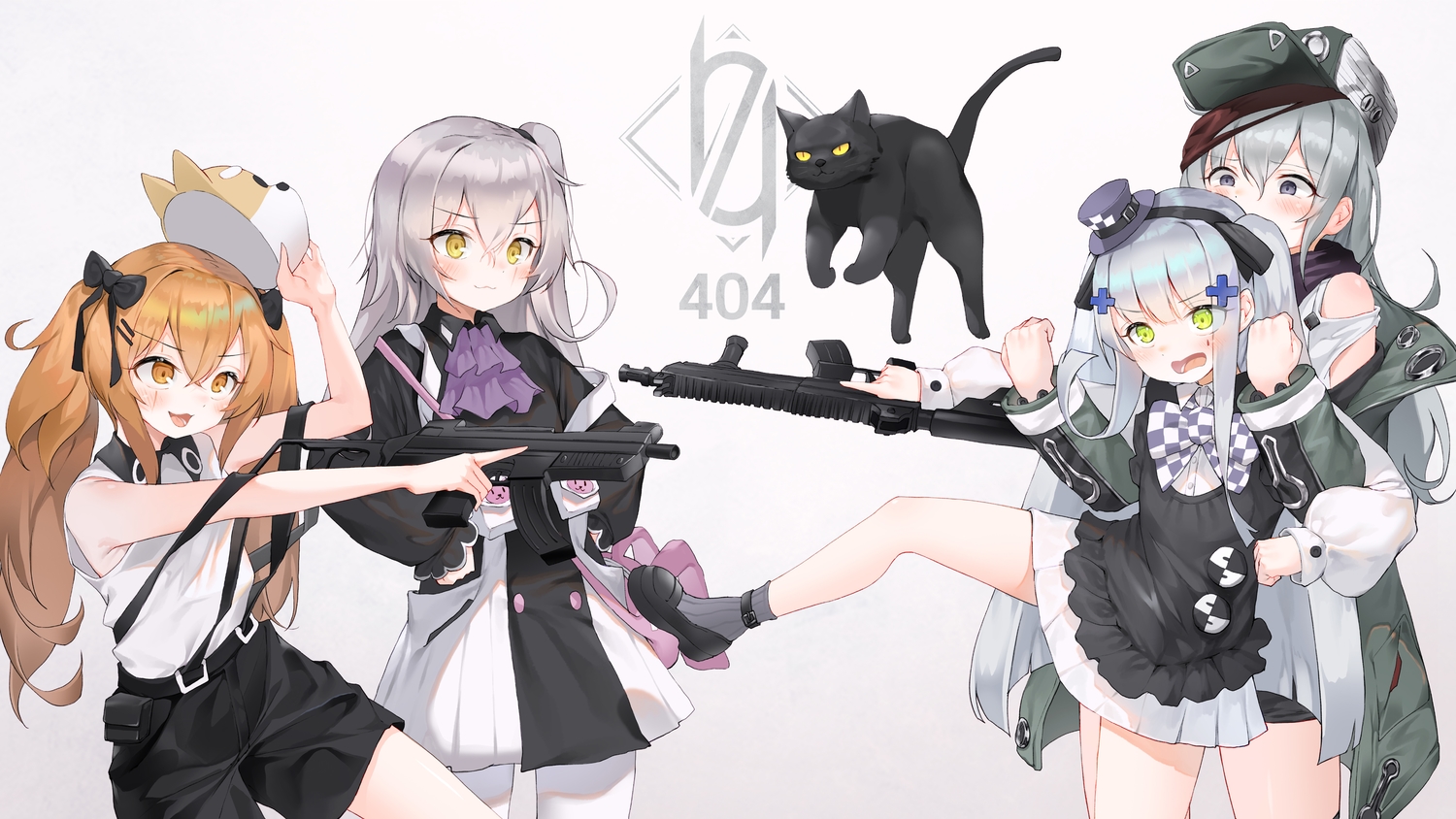 animal, anthropomorphism, blush, bow, brown_eyes, brown_hair, cat, cat_smile