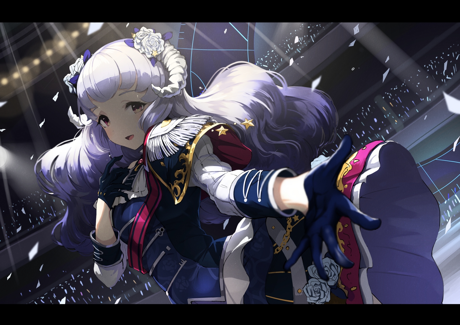 aikatsu!, horns, koruse, long_hair, shirayuri_sakuya