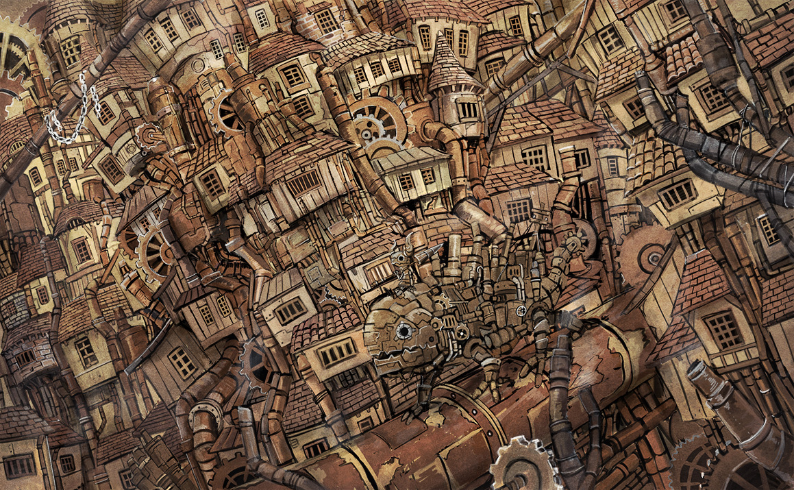 brown, building, original, polychromatic, sonidoriy