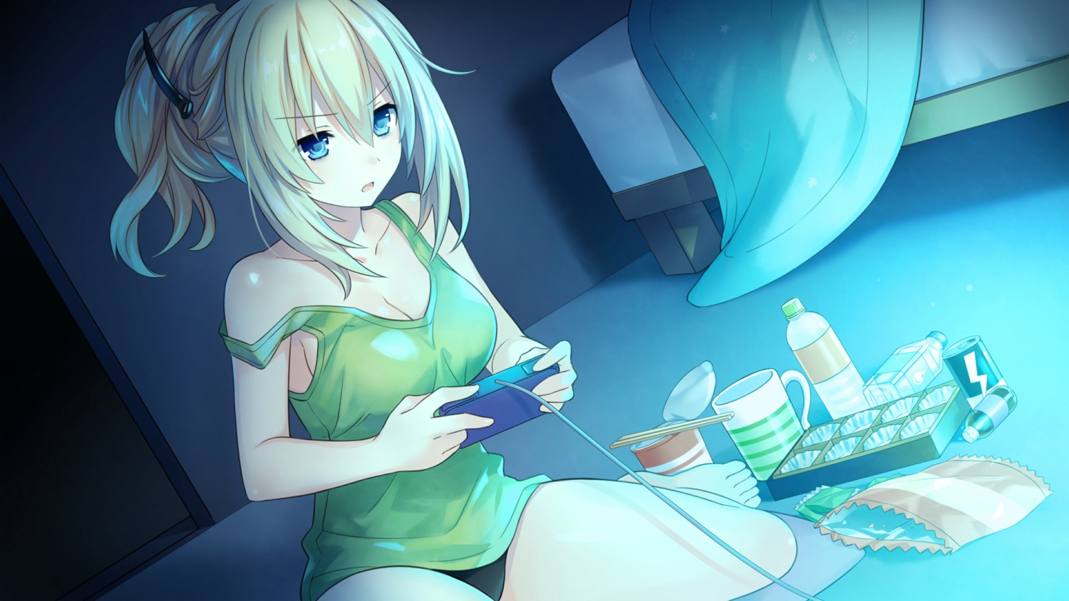 game_cg, hyperdimension_neptunia, tsunako, vert