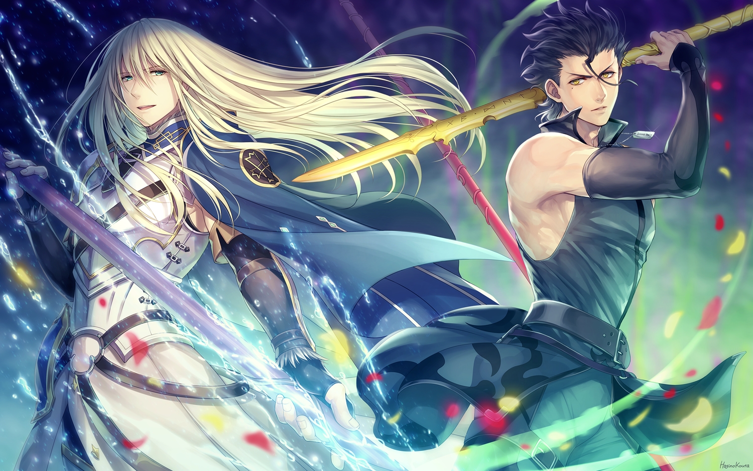 all_male, diarmuid_ua_duibhne_(fate), fate/grand_order, fate_(series), fionn_mac_cumhaill, hagino_kouta, male