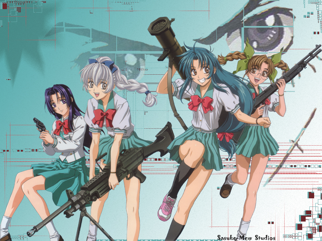 chidori_kaname, full_metal_panic, mikihara_ren, teletha_testarossa, tokiwa_kyoko