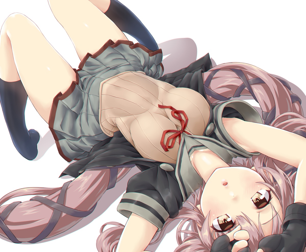 anthropomorphism, close, cropped, dd_(ijigendd), gloves, kantai_collection, kneehighs, long_hair