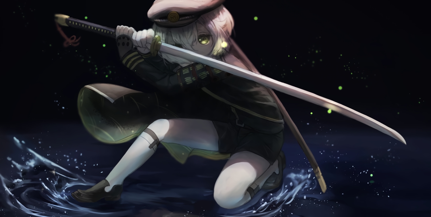 all_male, anthropomorphism, hotarumaru, katana, male, sword, tagme_(artist), touken_ranbu