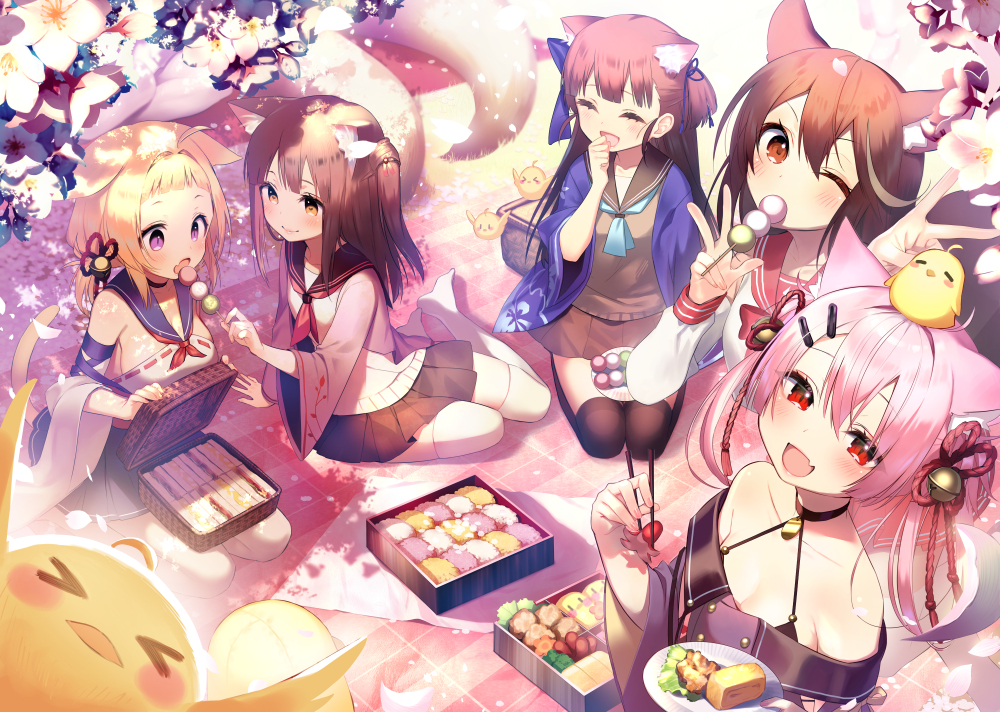 aliasing, animal_ears, anthropomorphism, ariake_(azur_lane), azur_lane, blonde_hair, brown_eyes, brown_hair