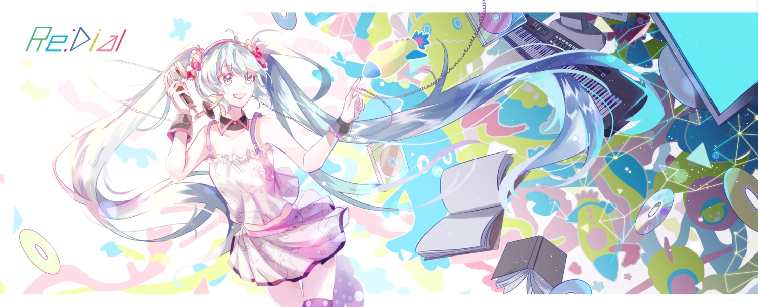 arancione, hatsune_miku, redial_(vocaloid), vocaloid