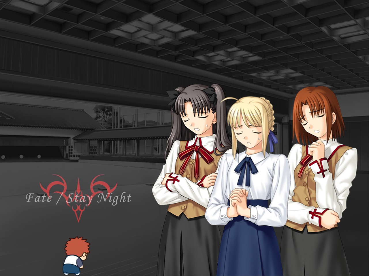 artoria_pendragon_(all), fate_(series), fate/stay_night, mitsuzuri_ayako, saber, tohsaka_rin