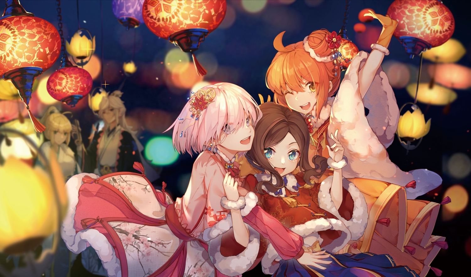 artoria_pendragon_(all), artoria_pendragon_(lancer), fate/grand_order, fate_(series), fujimaru_ritsuka_(female), kotatsu_kaya, leonardo_da_vinci_(fate), loli