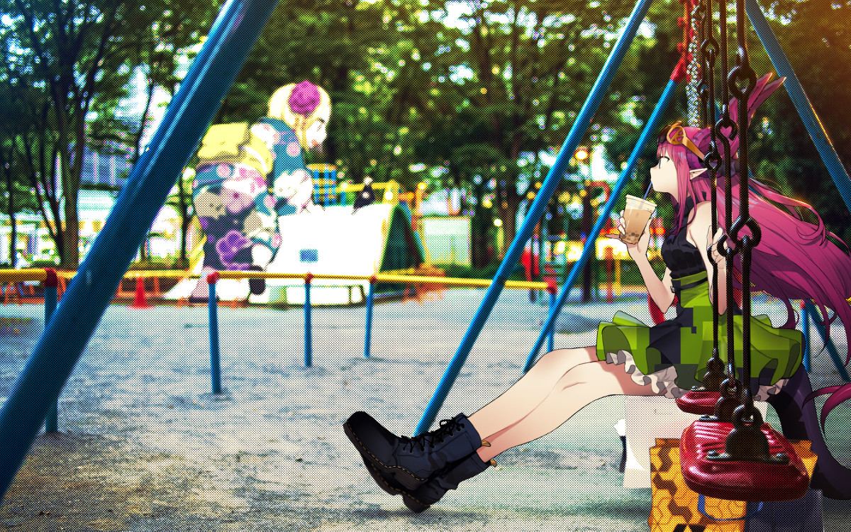 elizabeth_bathory_(fate), fate/grand_order, fate_(series), paul_bunyan_(fate/grand_order), photo, ryota-h