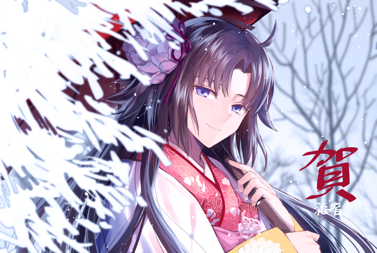 black_hair, close, fate/grand_order, fate_(series), gogatsu_fukuin, japanese_clothes, kara_no_kyoukai, kimono