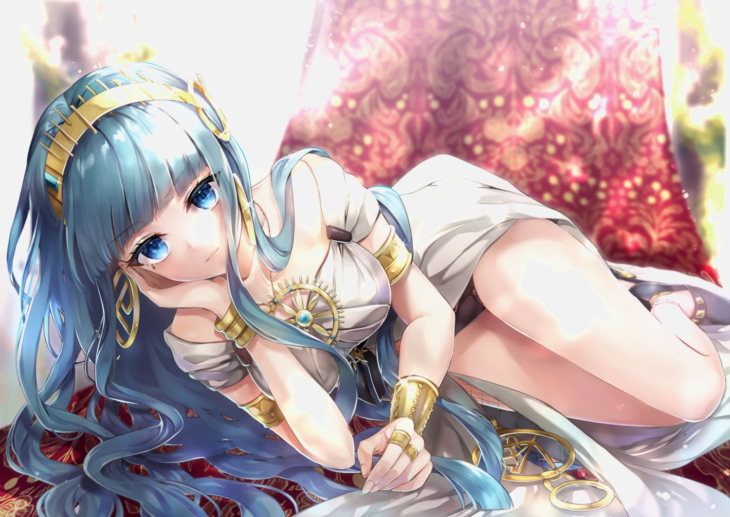 cleopatra_(fate/grand_order), fate/grand_order, fate_(series), hane_yuki, long_hair, panties, underwear