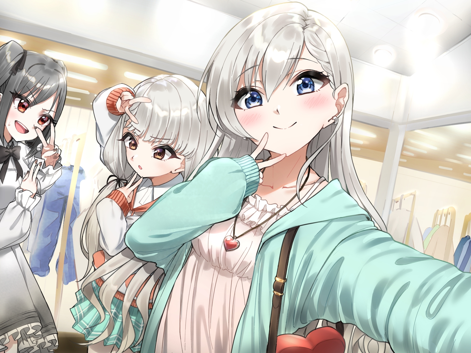 apple_pie, brown_eyes, gray_hair, hisakawa_hayate, hisakawa_nagi, idolmaster, idolmaster_cinderella_girls, idolmaster_cinderella_girls_starlight_stage