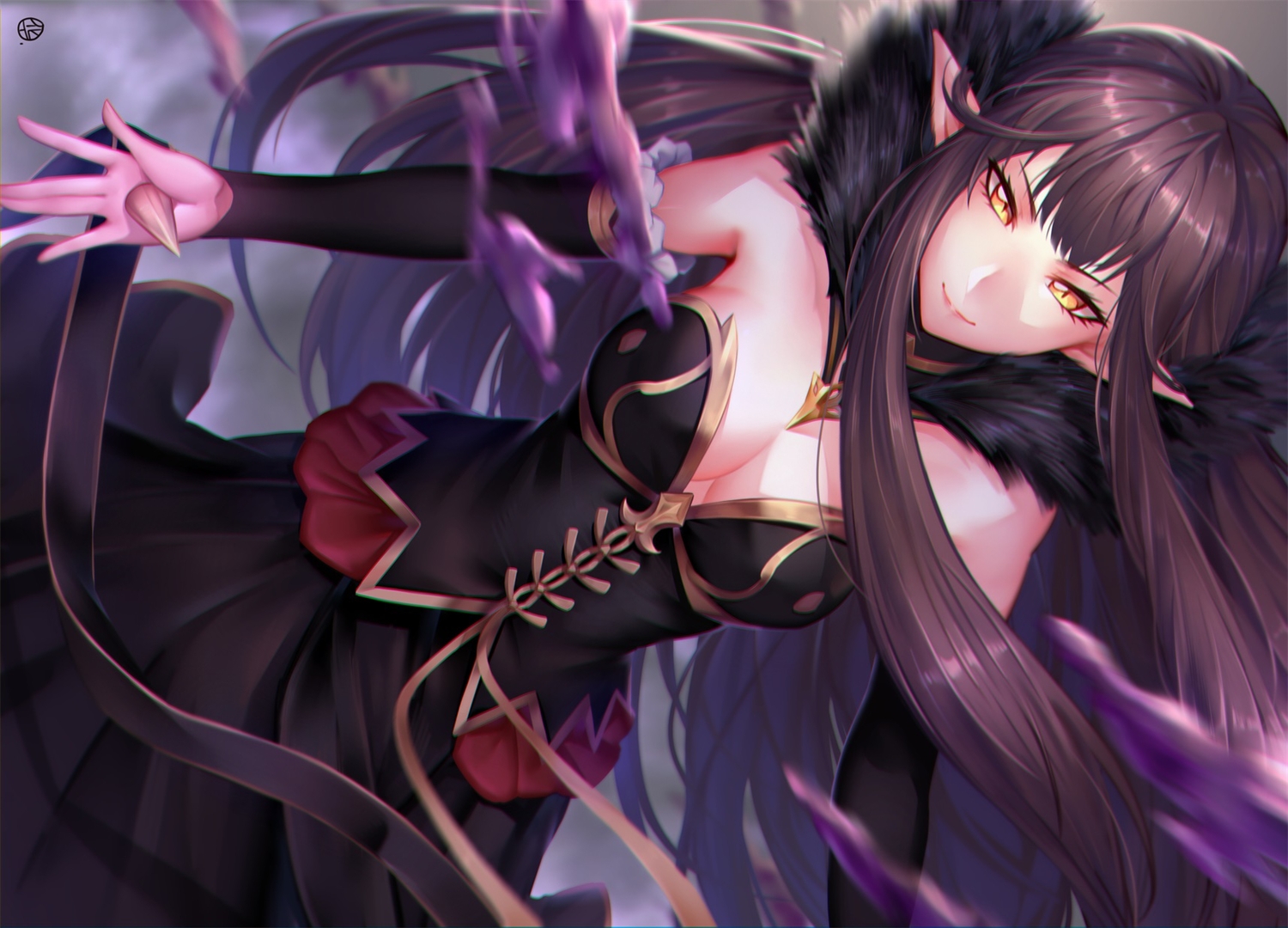 choukoukou_no_diaosi, fate/grand_order, fate_(series), semiramis, signed