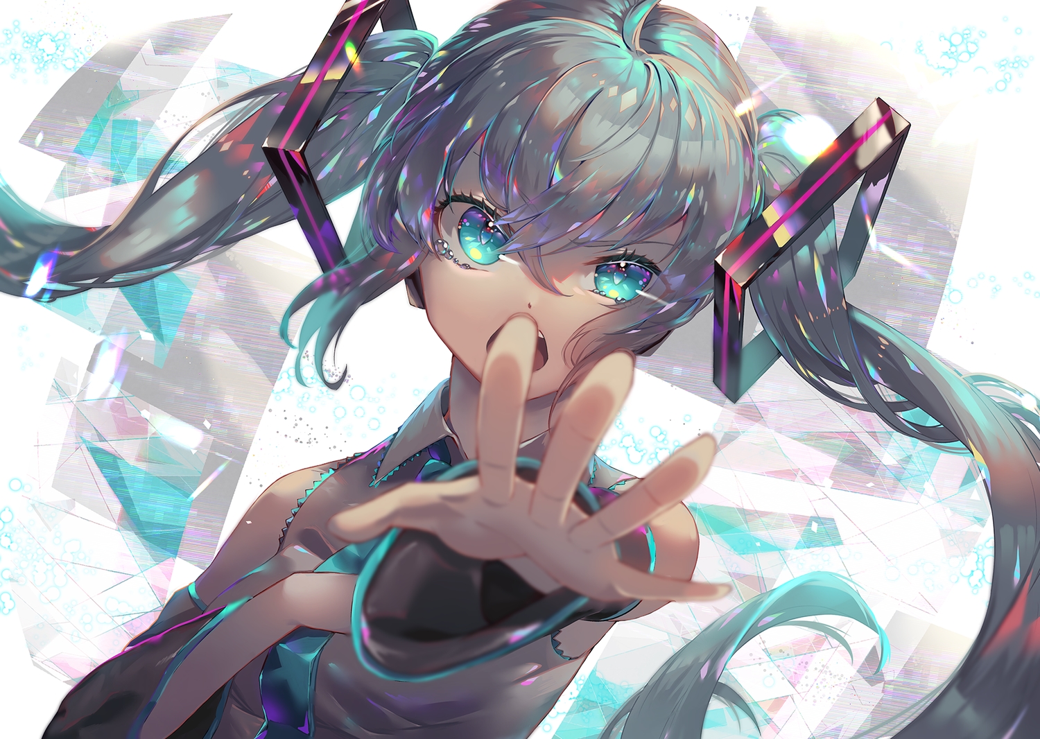 close, hatsune_miku, raymond_busujima, vocaloid