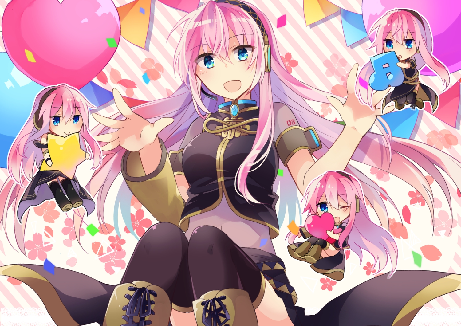 megurine_luka, vocaloid, yuruno