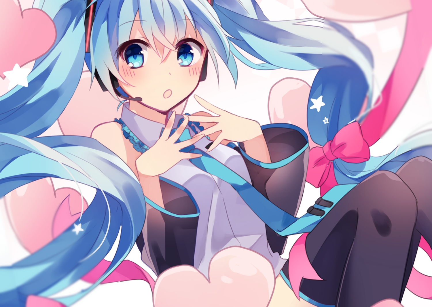 hatsune_miku, vocaloid, yuruno