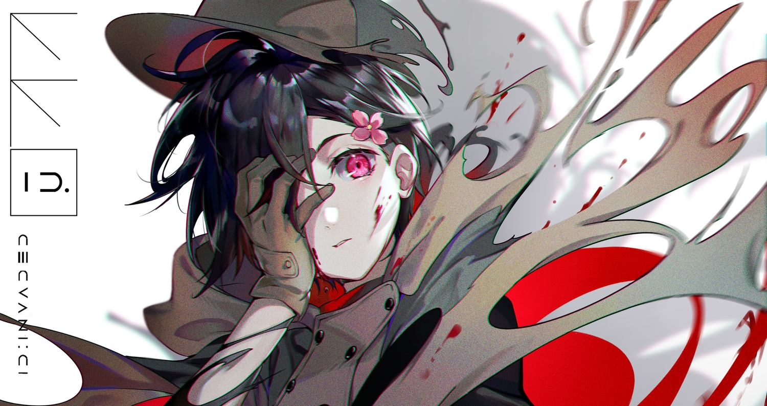 ekita_kuro, hondoumachi_koharu, id_invaded, short_hair