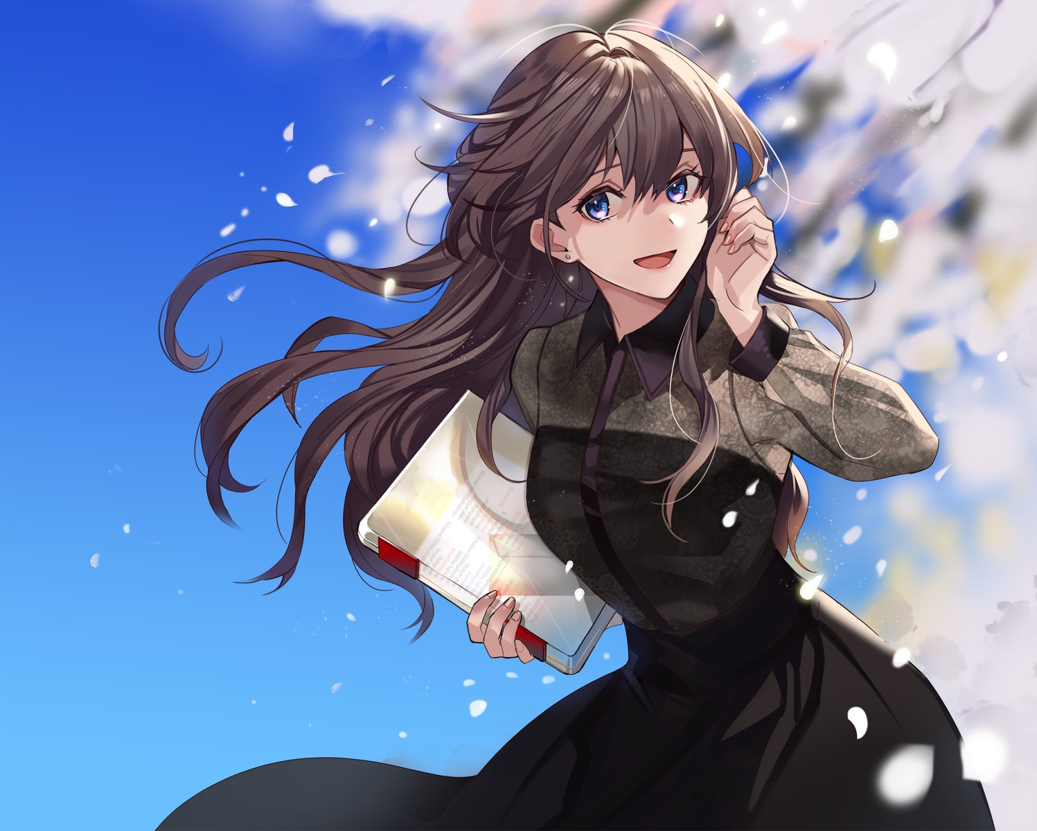 dress, elran, long_hair, original