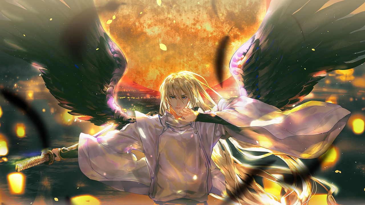 all_male, male, onmyouji, ootengu_(onmyouji), say_hana