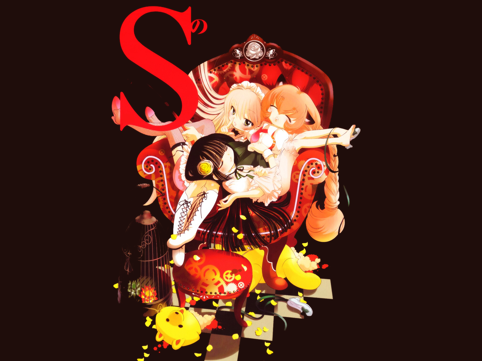 kagami_kuro, kodomo_no_jikan, kokonoe_rin, loli, usa_mimi_(character)