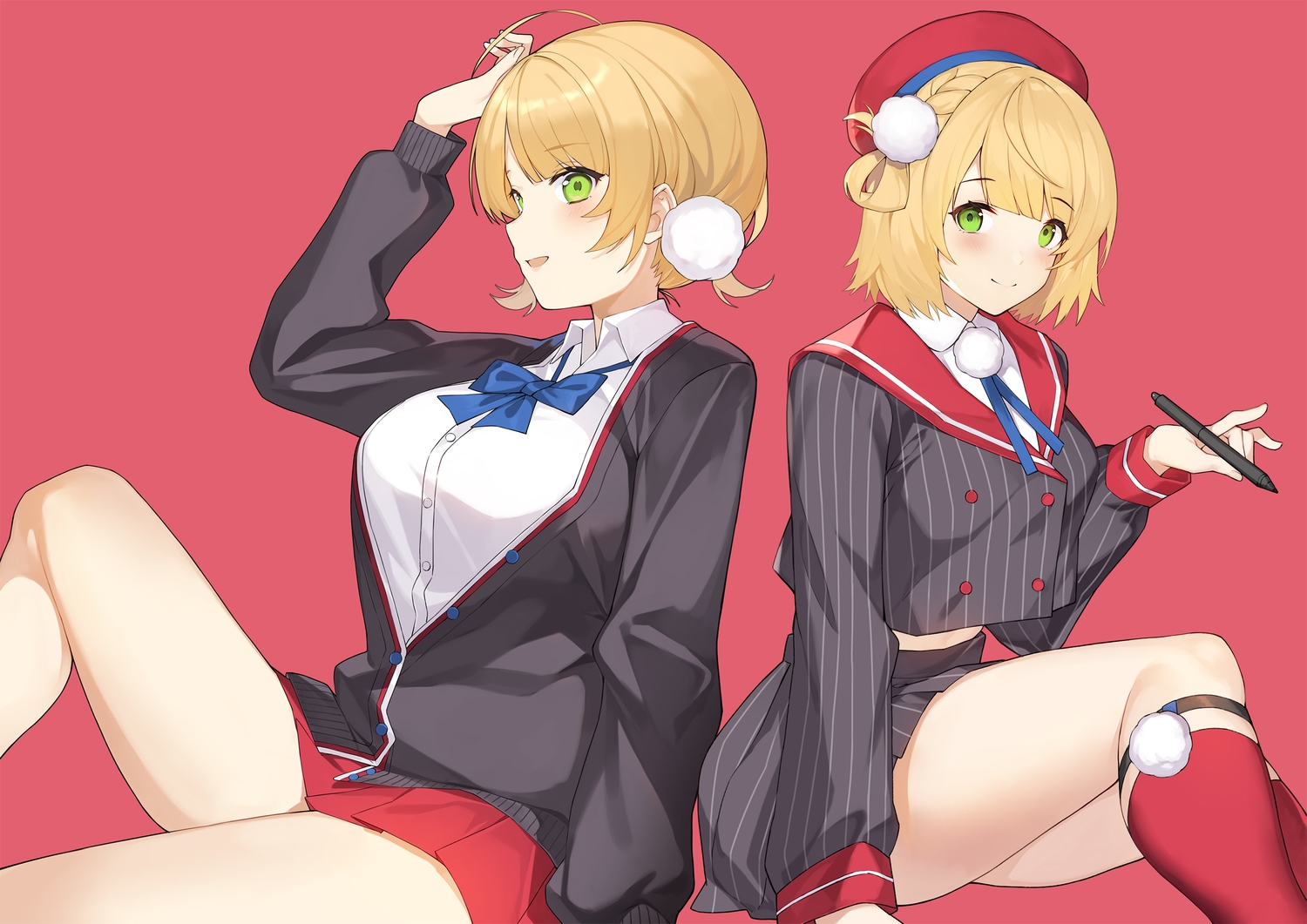 indie_virtual_youtuber, school_uniform, shigure_ui_(vtuber), short_hair, yykuaixian