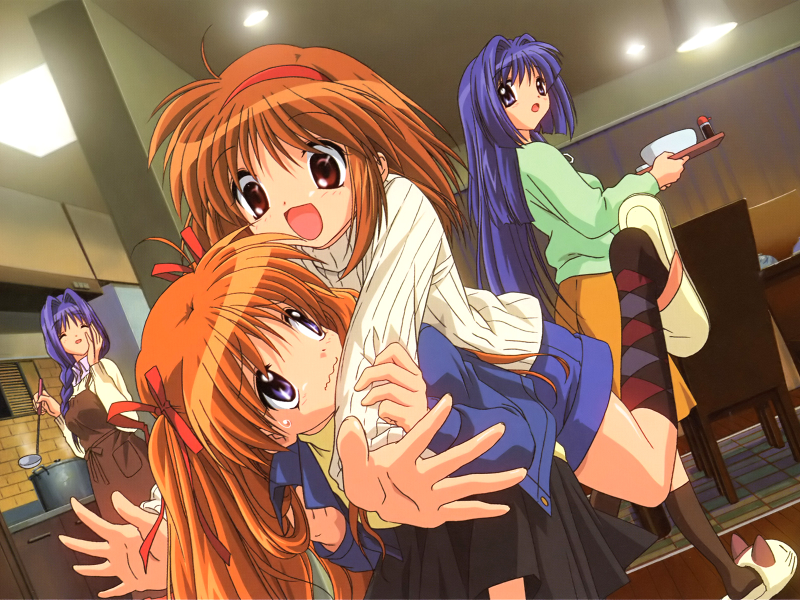 kanon, minase_akiko, minase_nayuki, sawatari_makoto, tsukimiya_ayu