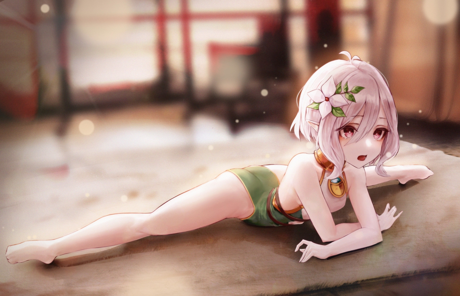 leviathan_(hikinito0902), natsume_kokoro, pointed_ears, princess_connect!, short_hair