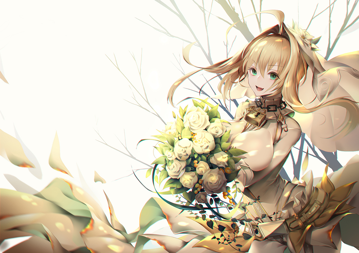 fate/grand_order, fate_(series), jizero, jpeg_artifacts, nero_claudius_(bride), nero_claudius_(fate)