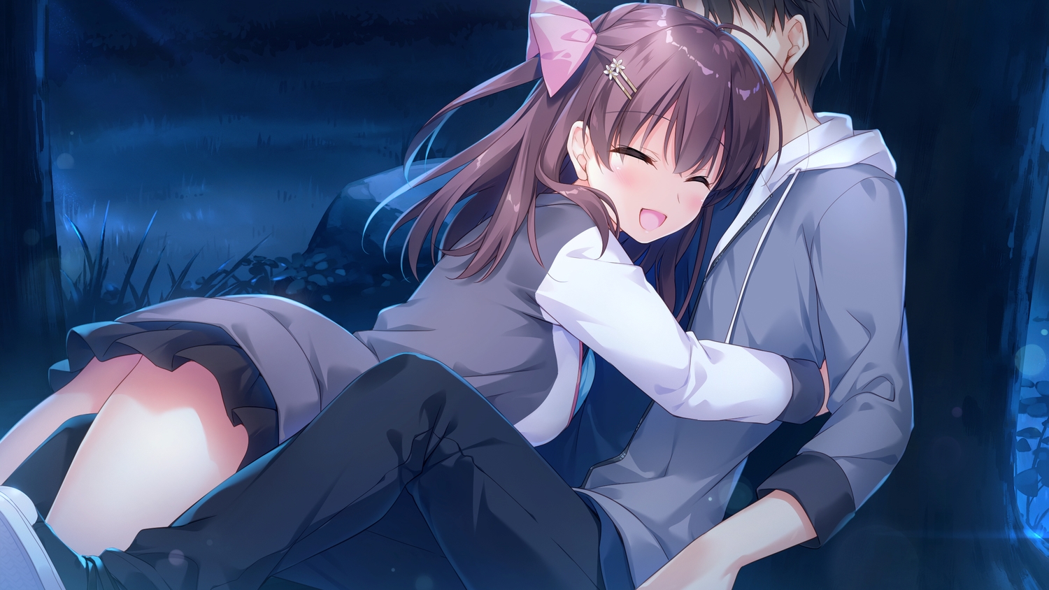 game_cg, hug, kagaya_kana, kemono_musume_no_sodatekata, motomiya_mitsuki, sweet&tea