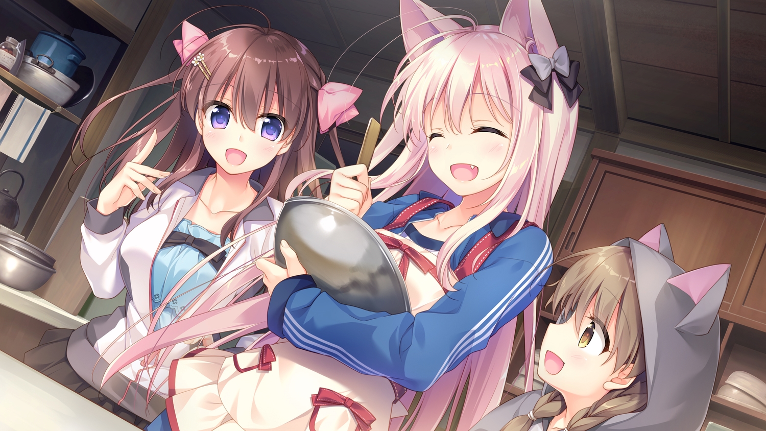 animal_ears, game_cg, kagaya_kana, kemono_musume_no_sodatekata, kousaka_kotori, loli, motomiya_mitsuki, sakuraba_iroha