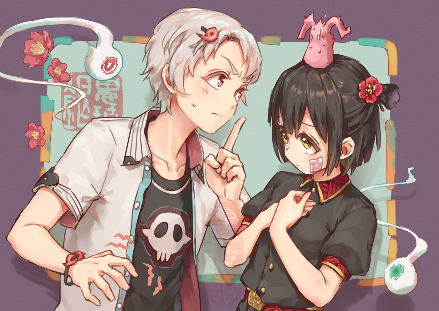 hanako_(jibaku_shounen_hanako-kun), jibaku_shounen_hanako-kun, kyouran_de_onikoushi, male, yashiro_nene