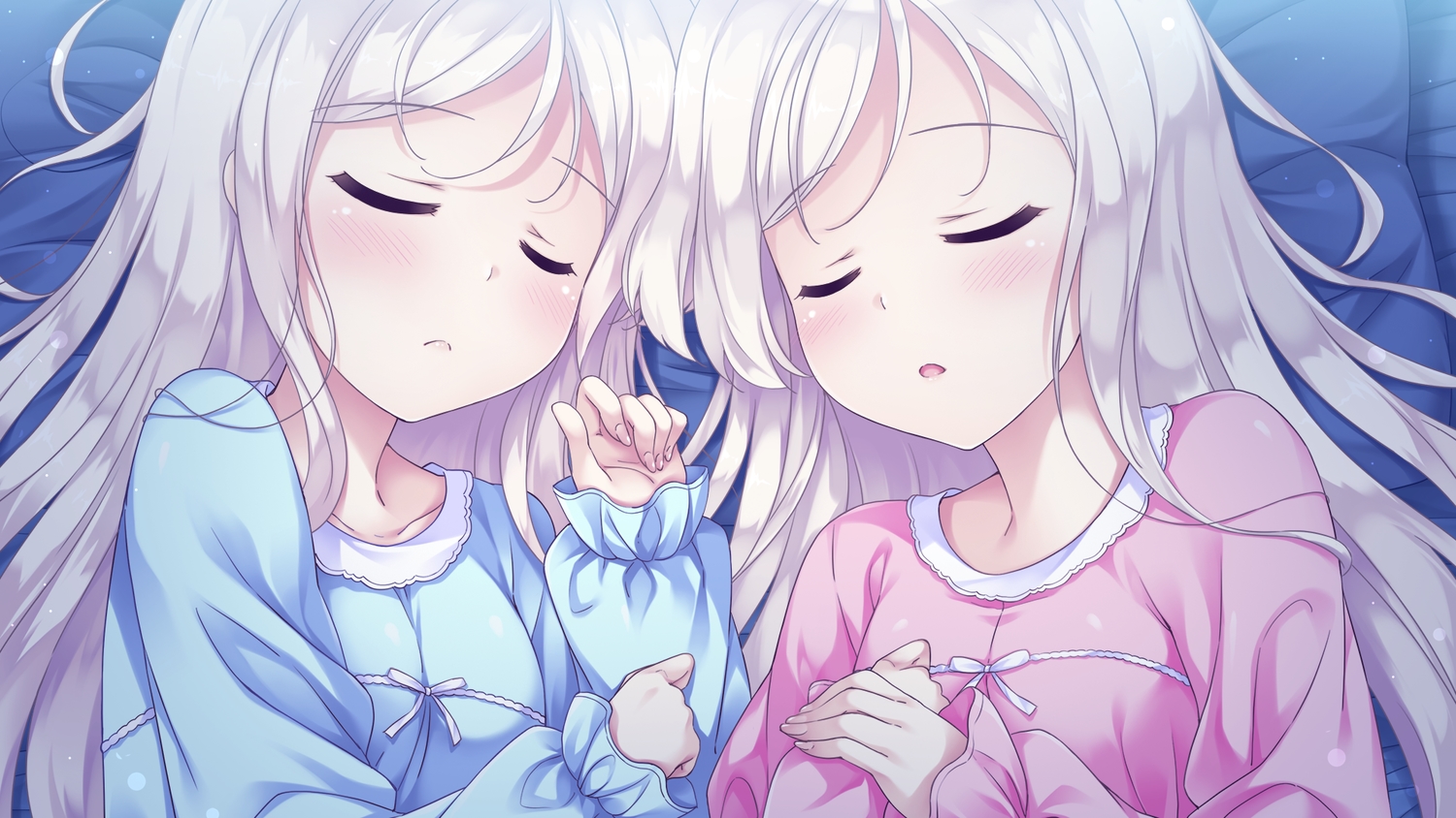 2girls, close, game_cg, happiness!_2_re:lucks, ichijou_mizuki, ichijou_shizuki, ko~cha, long_hair