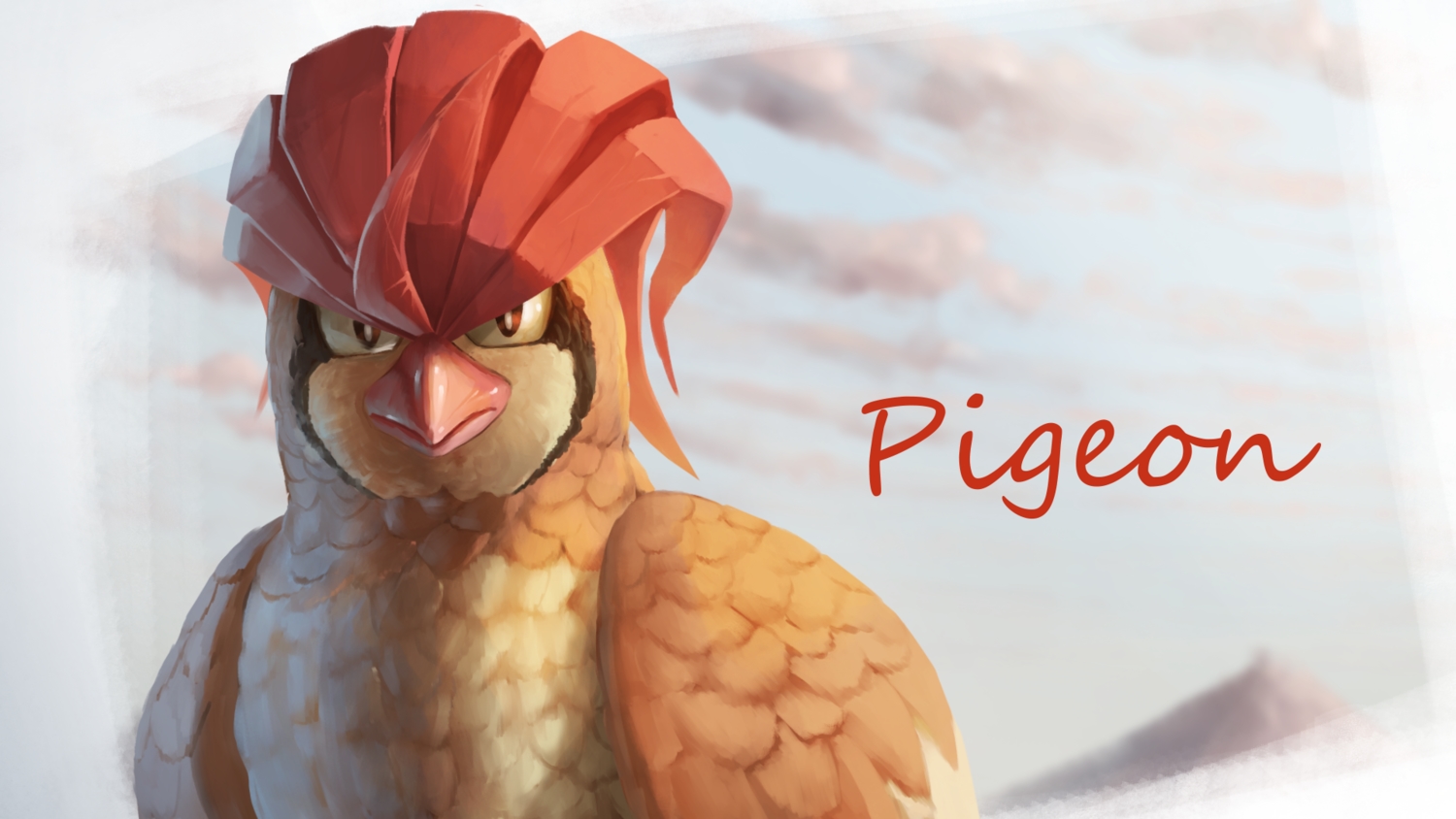 animal, bird, close, no_humans, pidgeotto, pokemon, spareribs