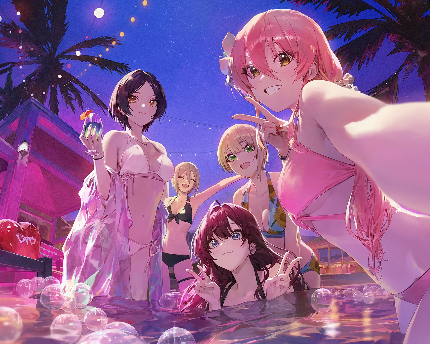 bikini, cropped, group, hayami_kanade, ichinose_shiki, idolmaster, idolmaster_cinderella_girls, jougasaki_mika