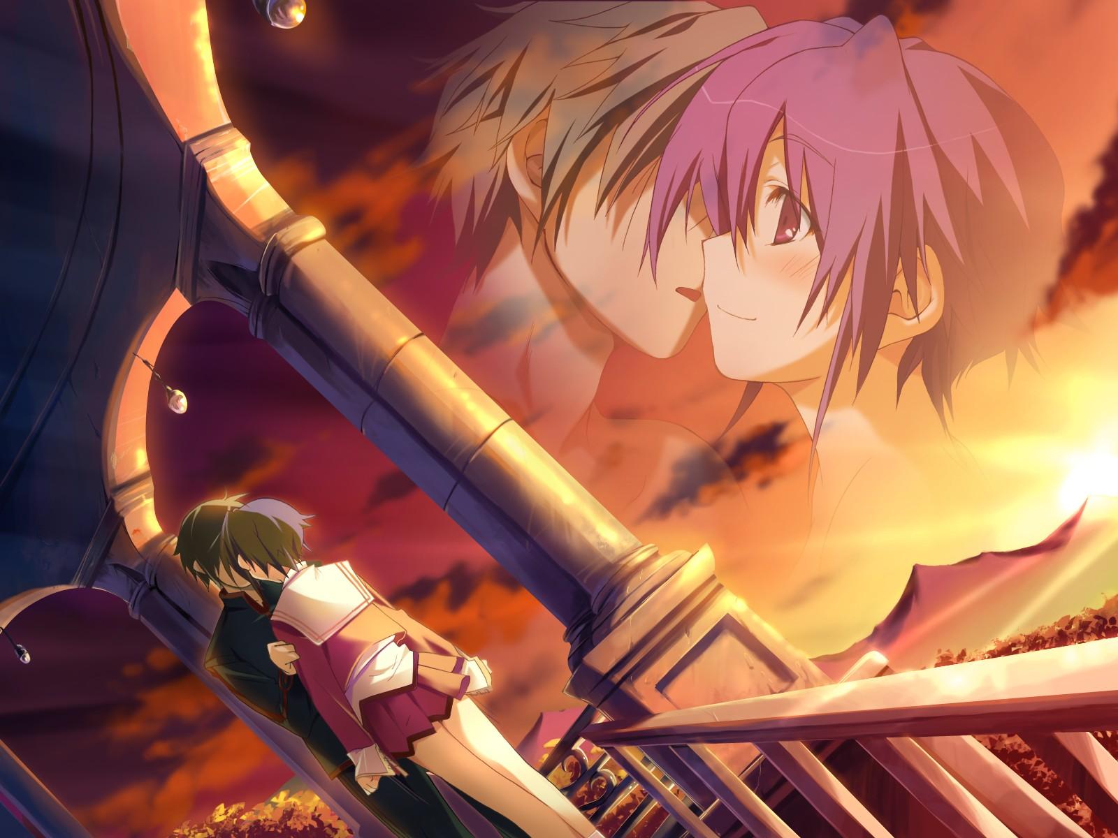 favorite, game_cg, happy_margaret!, kokonoka, sunset, tsuwabuki_akira