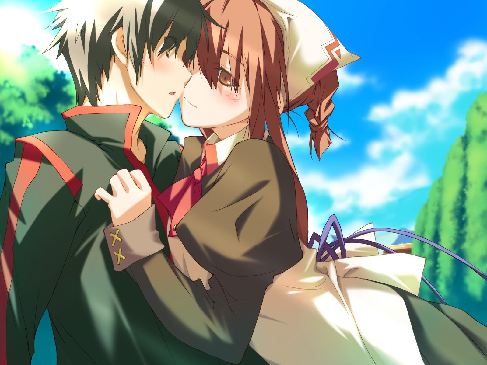 black_hair, blush, brown_eyes, brown_hair, favorite, game_cg, happy_margaret!, kokonoka