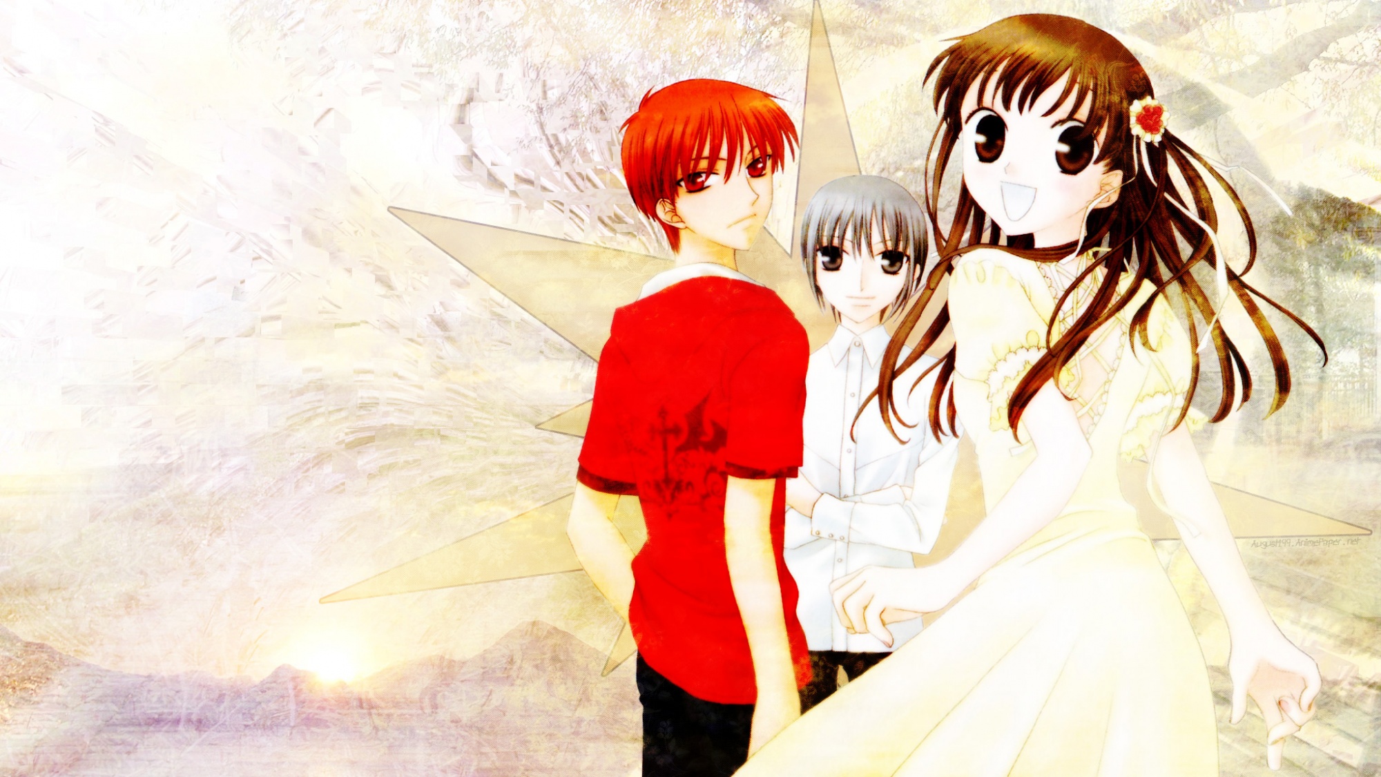 fruits_basket, honda_tohru, sohma_kyo, sohma_yuki