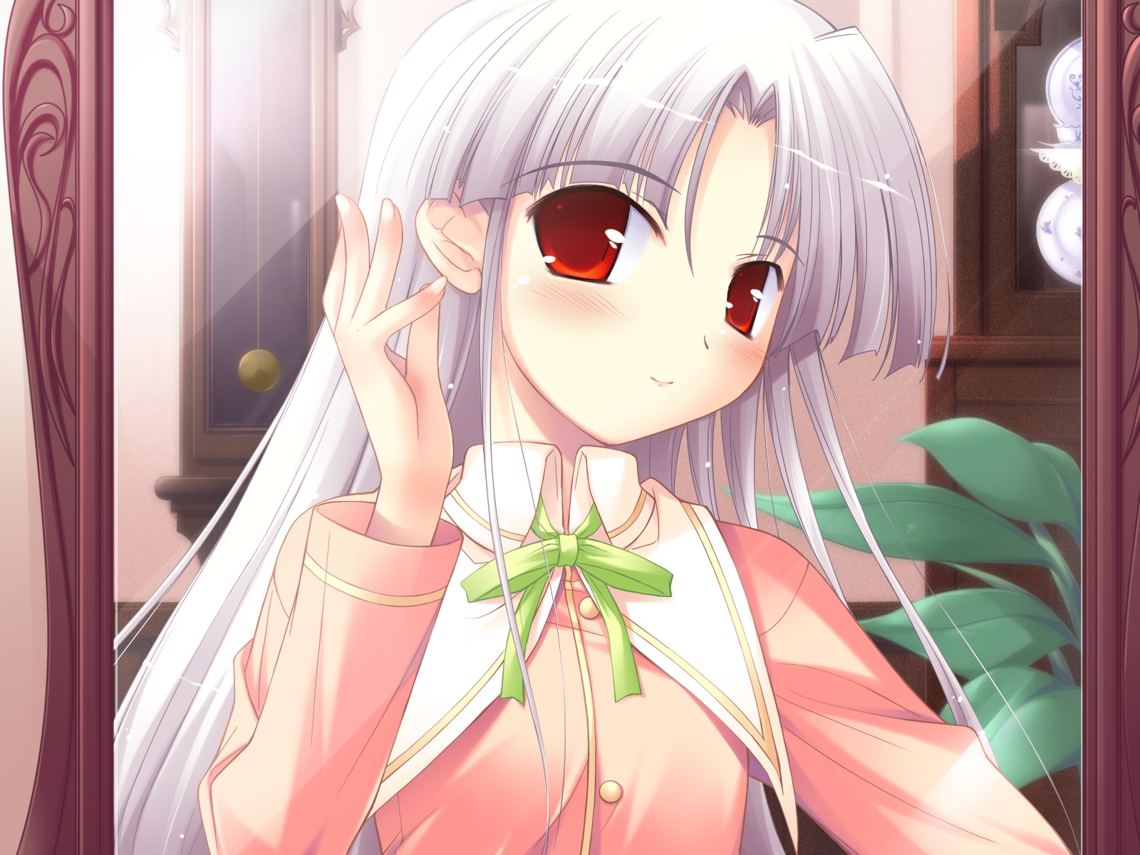 happiness, red_eyes, shikimori_ibuki, white_hair