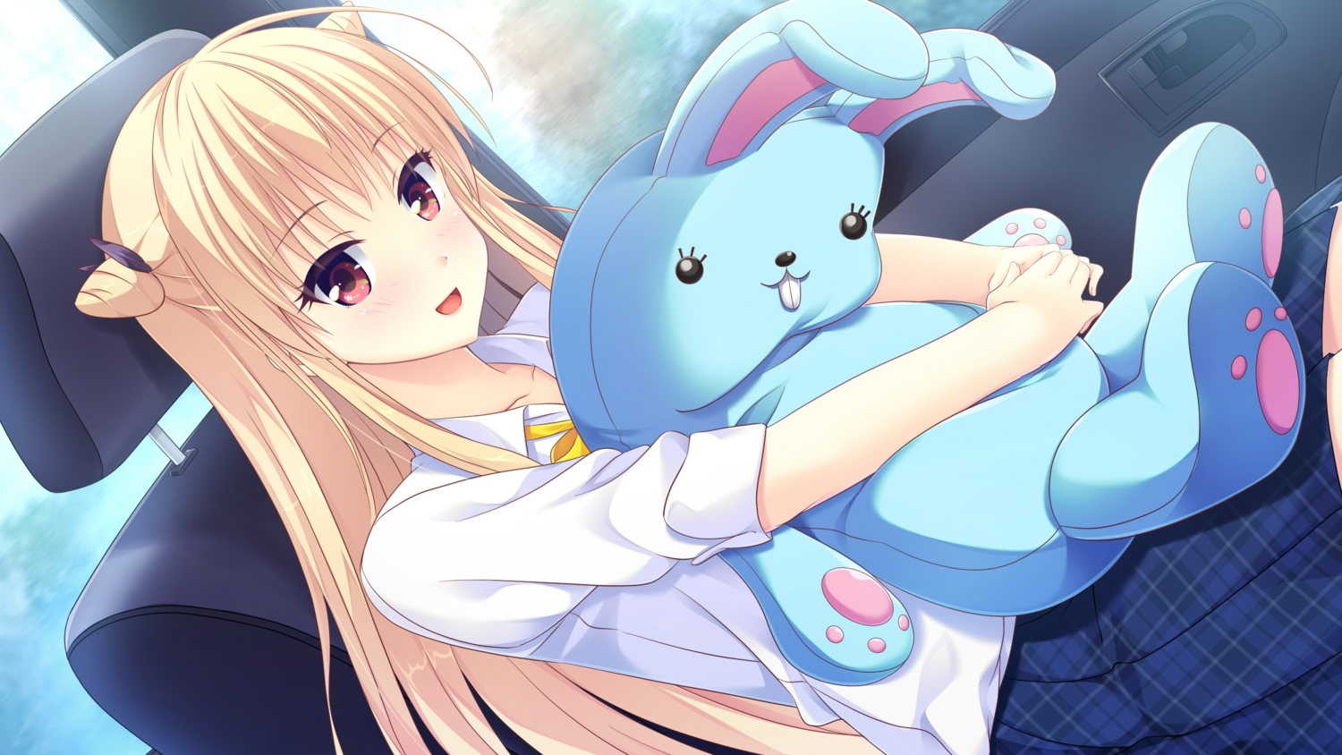 blonde_hair, bunny, game_cg, kanome_reina, long_hair, making_lovers, red_eyes, smee, taniyama-san