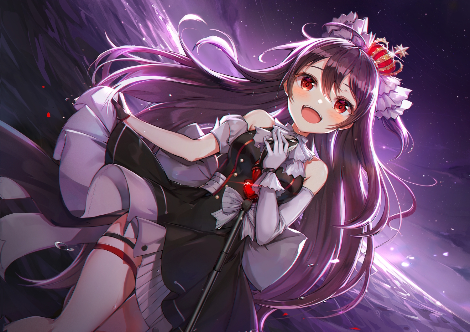 black_hair, lisa_(red:_pride_of_eden), long_hair, milllim, red:_pride_of_eden