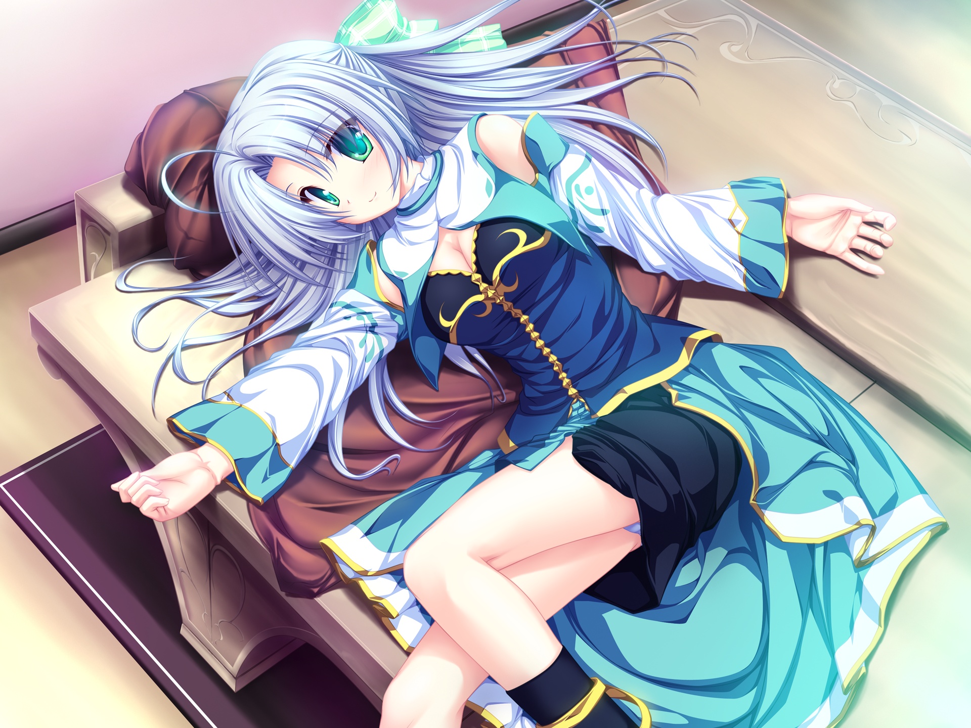 alicia_infans, green_eyes, long_hair, magus_tale, tenmaso, whirlpool