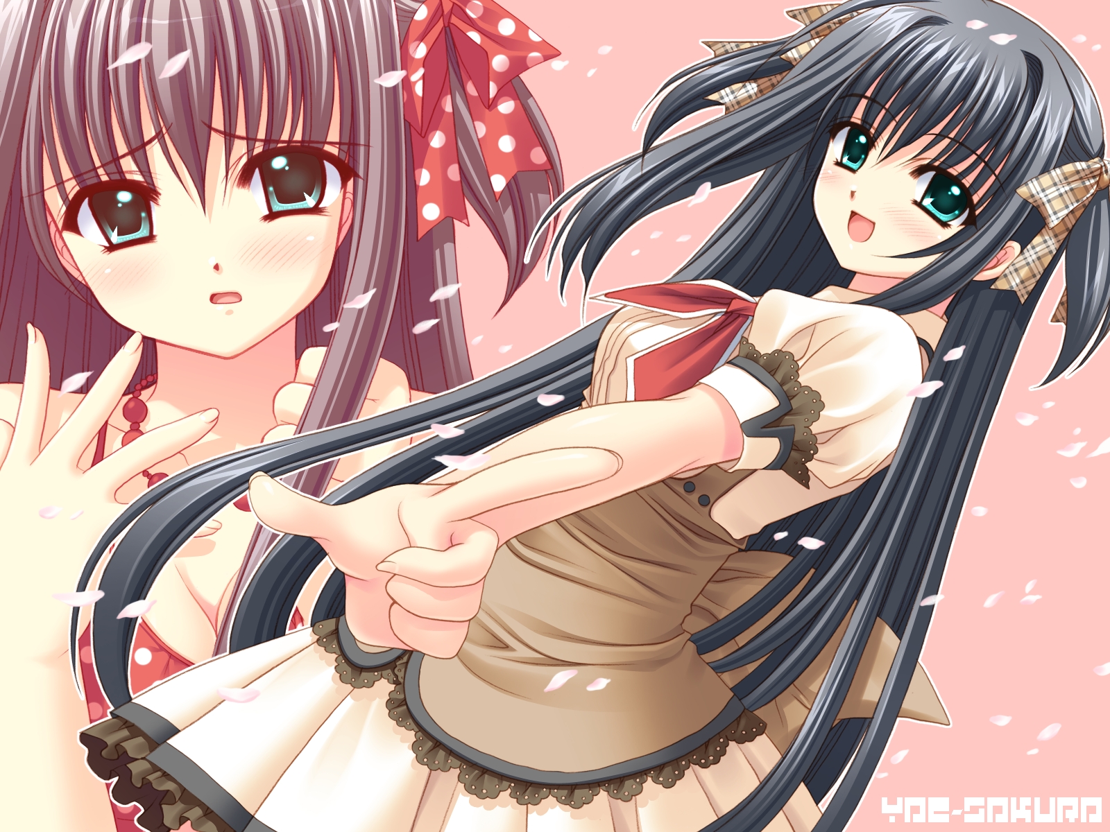 nishimata_aoi, shuffle, yae_sakura