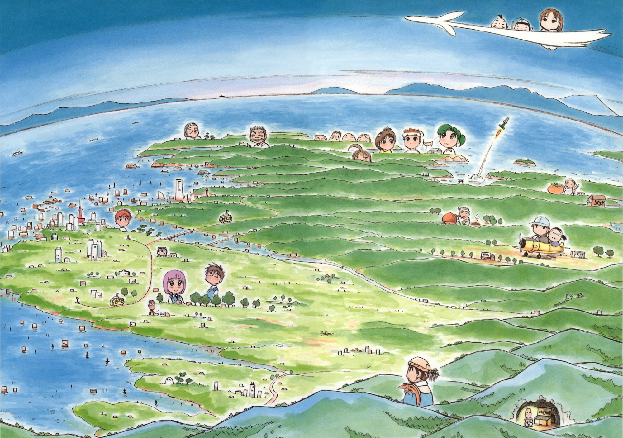 ashinano_hitoshi, yokohama_kaidashi_kikou