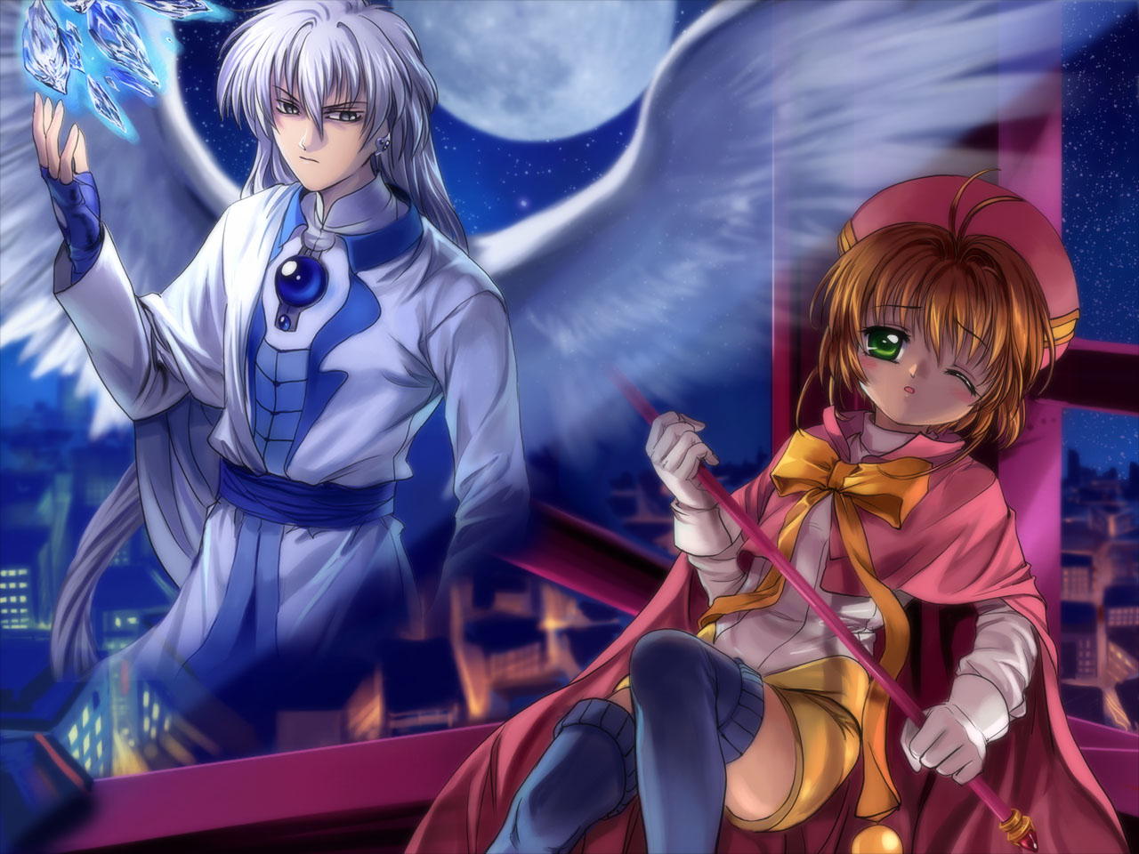 card_captor_sakura, kinomoto_sakura, yue_(ccs)