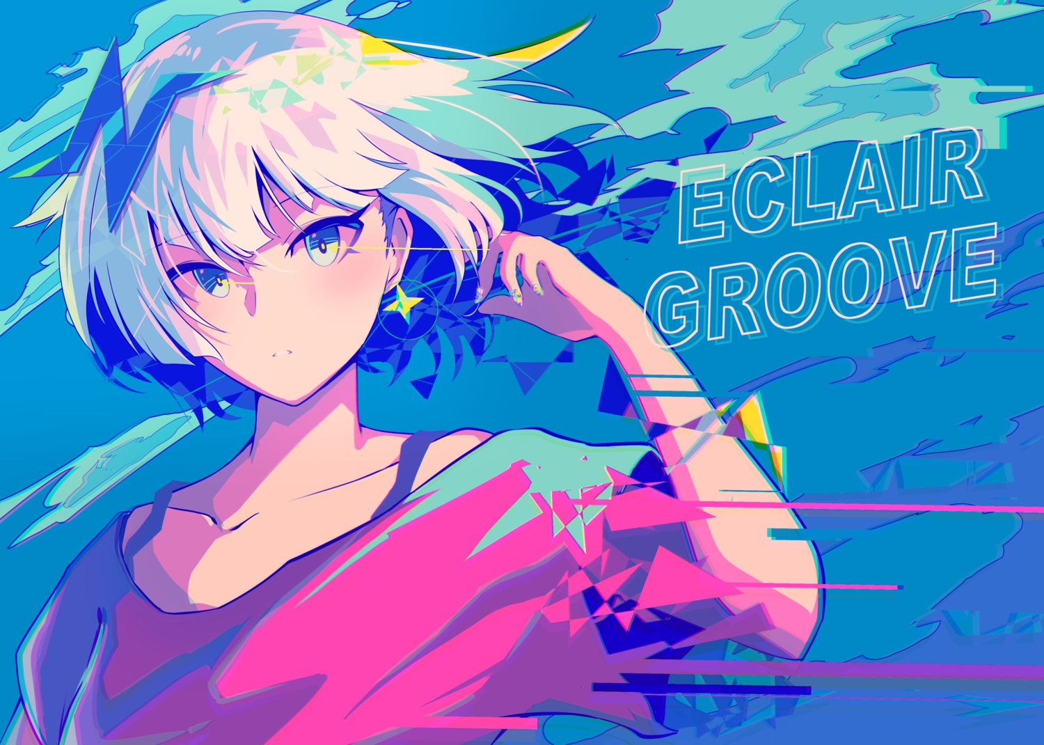 berryverrine, blue_eyes, close, eclair_groove, metro_mew, polychromatic, white_hair