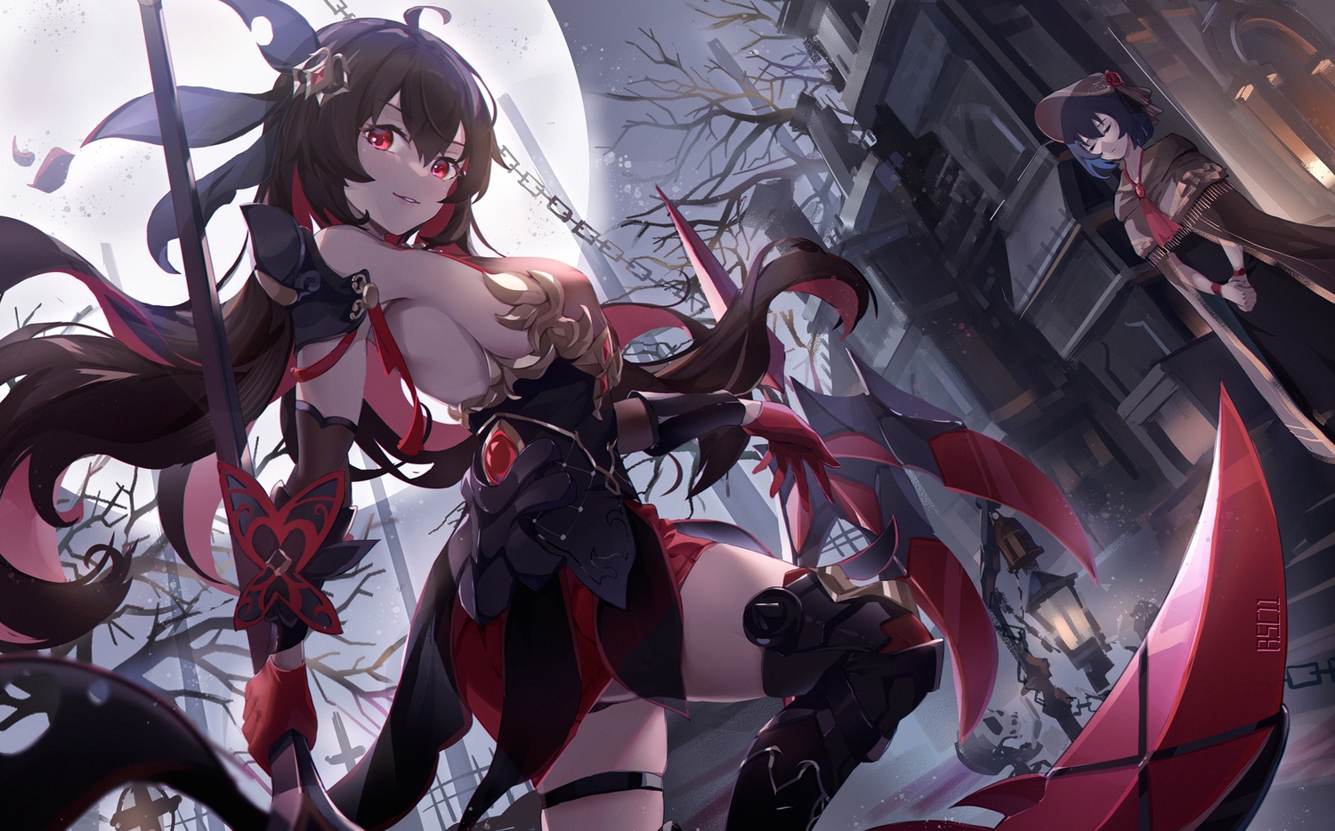 asc11, bloodborne, cosplay, crossover, honkai_impact, honkai_(series), seele_vollerei, signed, veliona