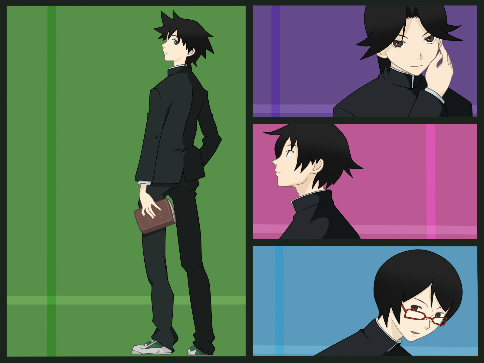 kino_kuniya, kudo_jun, sayonara_zetsubou_sensei
