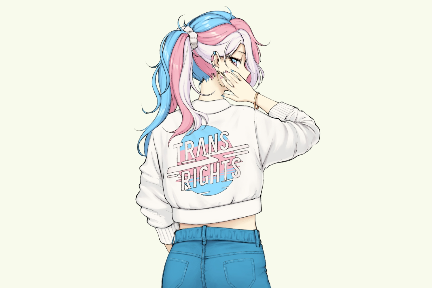 aqua_eyes, eleonore_(pas_(paxiti)), long_hair, original, pas_(paxiti), polychromatic, ponytail, wristwear