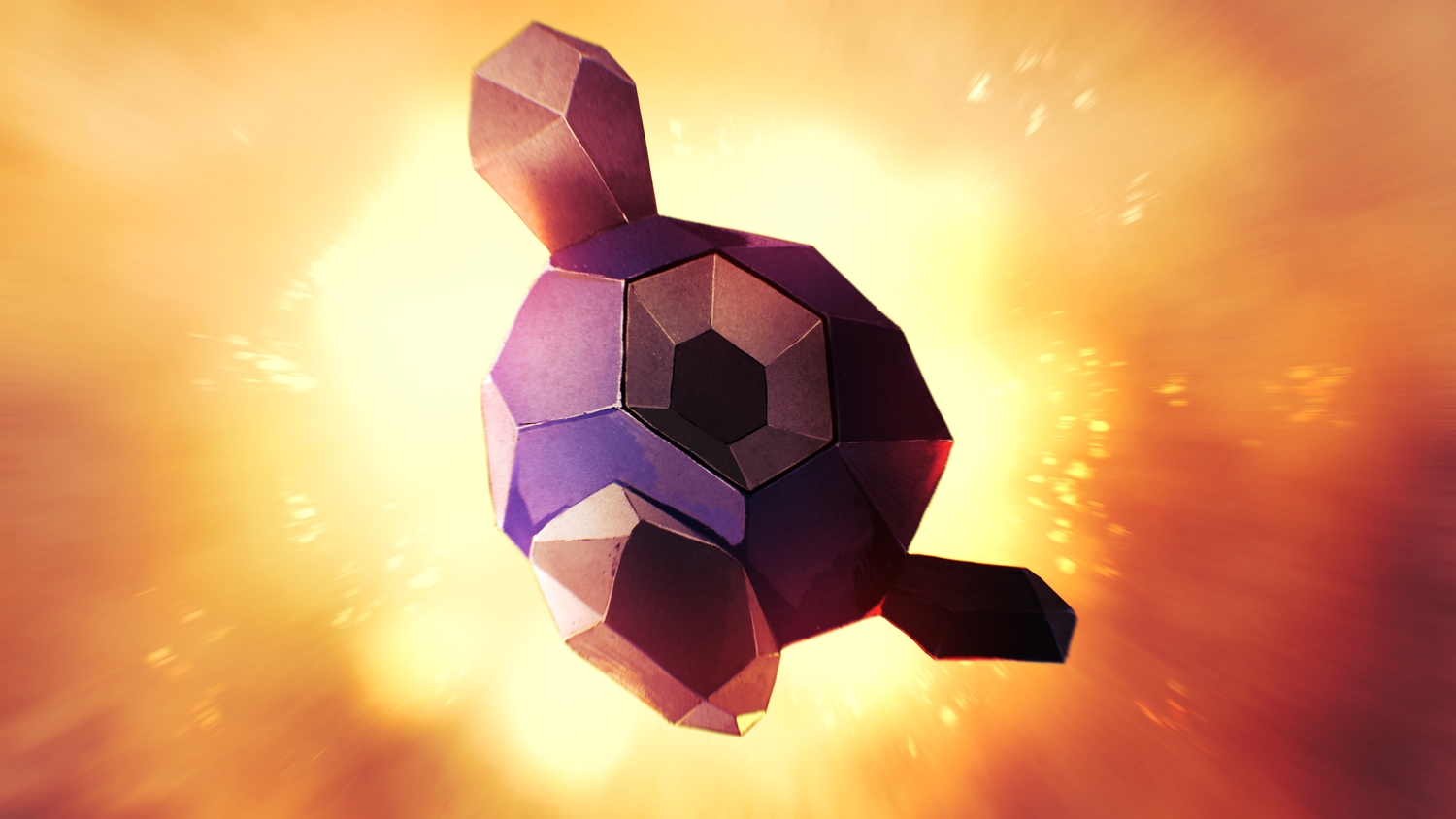 close, higa-tsubasa, no_humans, pokemon, polychromatic, roggenrola